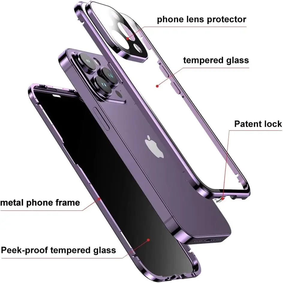 Iphone Double Glass Anti-Peep Privacy case