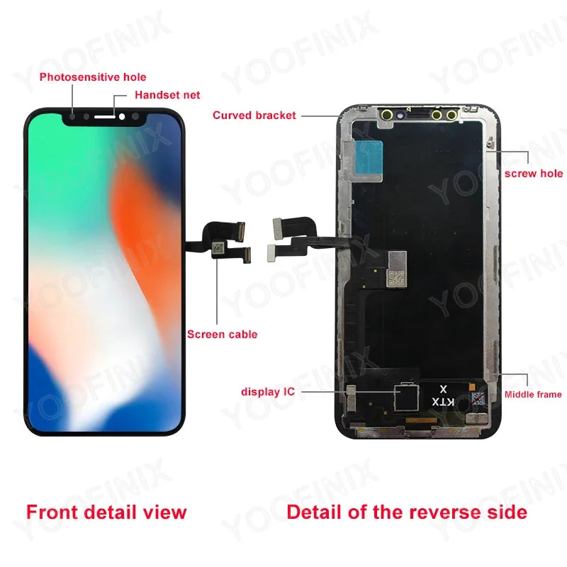 Choice OLED For iPhone X XR XS MAX 11 11 Pro 12Pro 12 LCD Display Screen Digitizer For iPhone 12 Mini 13 14 Pro Max 15 Incell